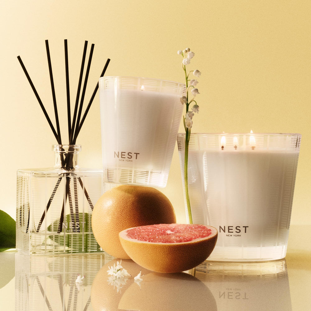 NEST New York Grapefruit Liquid Soap product shot showing plant extracts.