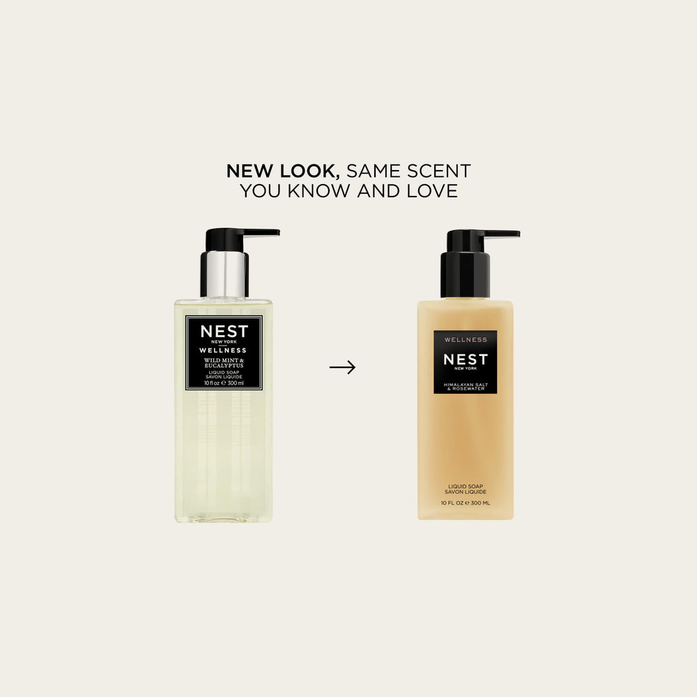 NEST New York liquid soap pump dispensing a rich lather for hands