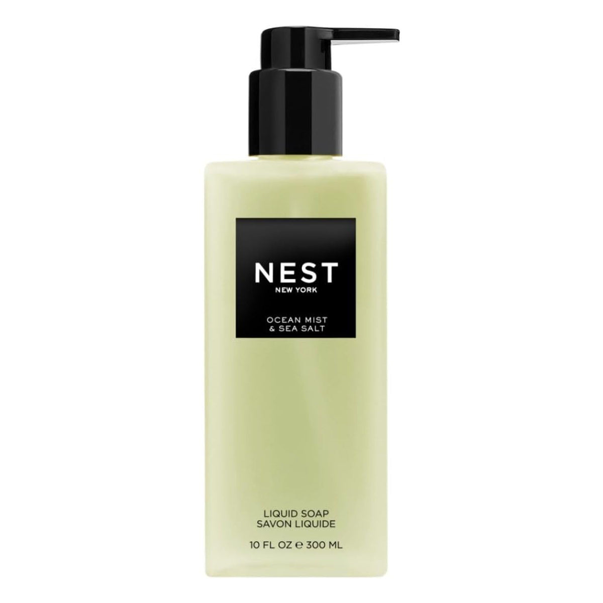 NEST New York Ocean Mist liquid soap bottle pump for easy everyday cleansing