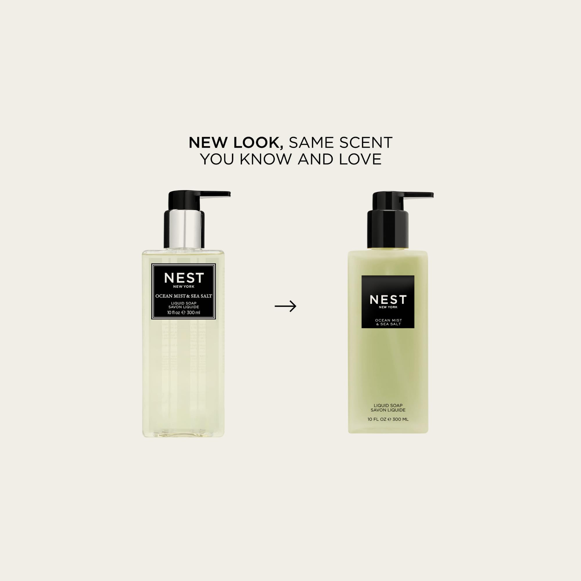 NEST New York Ocean Mist front view highlights the elegant packaging and fresh scent