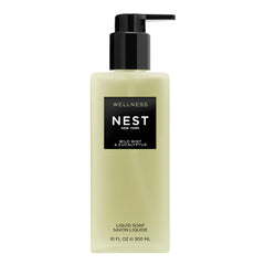 NEST New York liquid soap with Wild Mint and Eucalyptus, pump bottle for daily cleansing