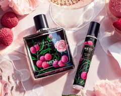 NEST New York Lychee Rose travel-size bottle for on-the-go scent refreshment