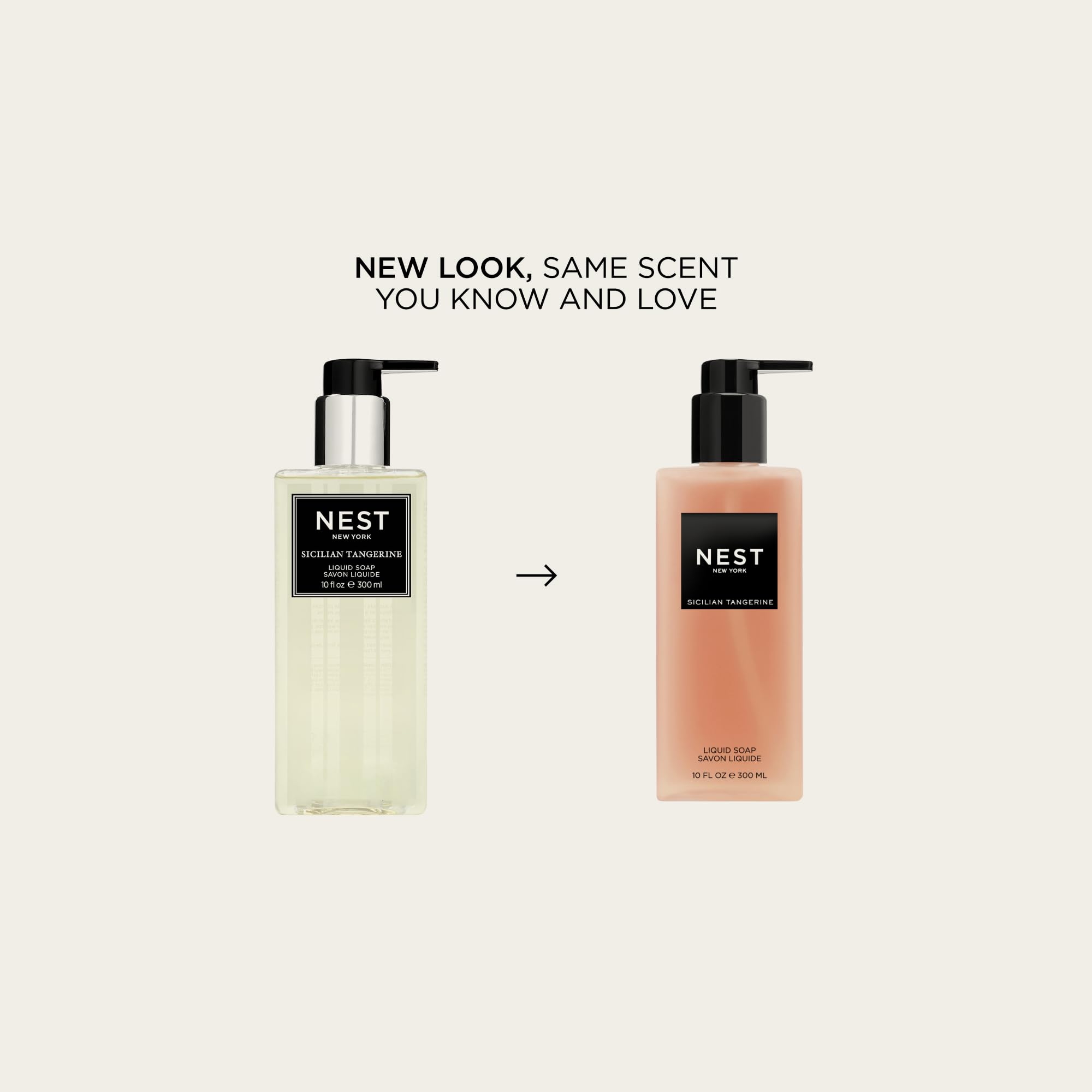 NEST New York Sicilian Tangerine pump close-up with foamy lather and vibrant citrus notes