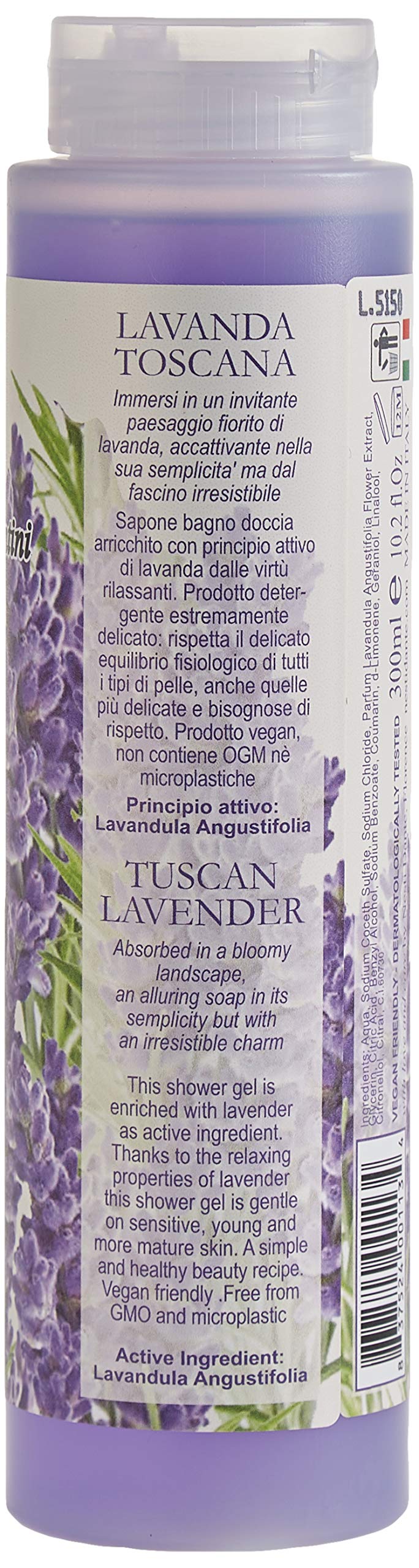 Nesti Dante dei Colli Lavanda Shower Gel lather delivers gentle cleansing without drying skin.