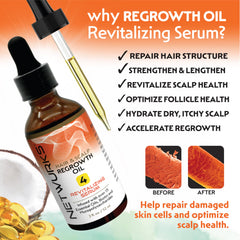 NetWurks Bonding Oil applied to scalp for a soothing, moisturized feel.