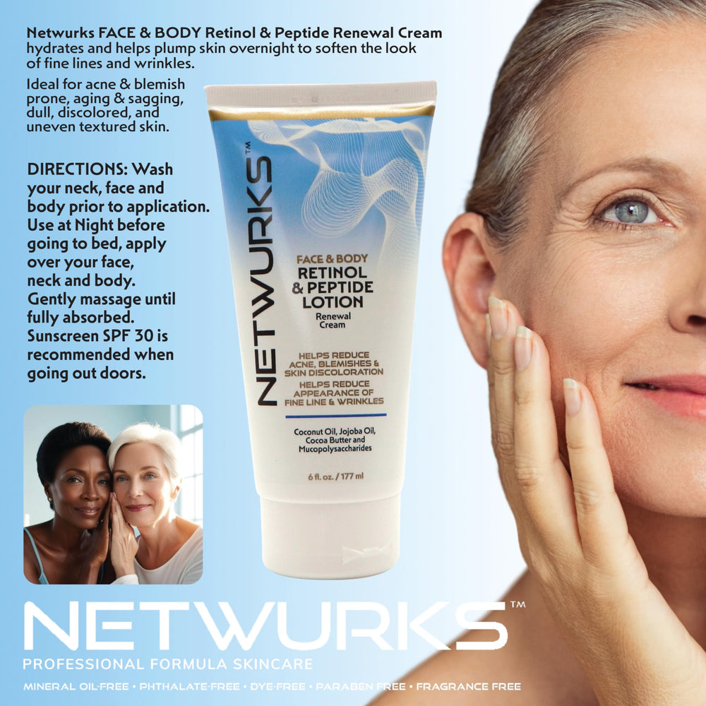 NetWurks night application massage demonstrates easy absorption at bedtime