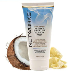 NetWurks night cream face bottle promotes renewal and hydration