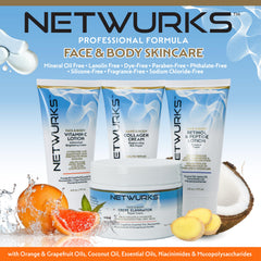 NetWurks texture close-up shows rich hydration and smooth finish