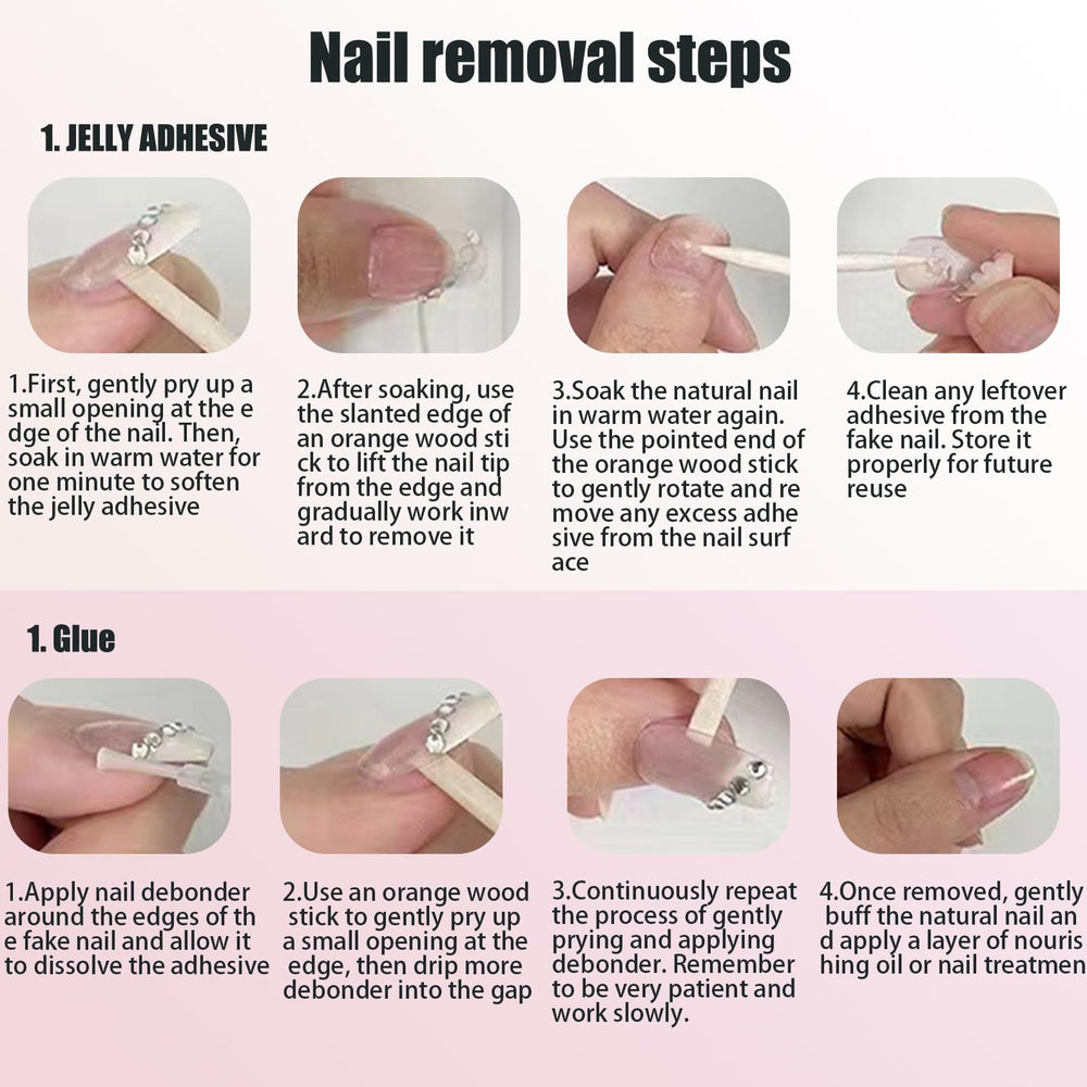 NEUQL easy removal preserves natural nails between looks.