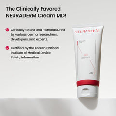 Texture swatch of NEURADERM Cream MD demonstrating rich cream