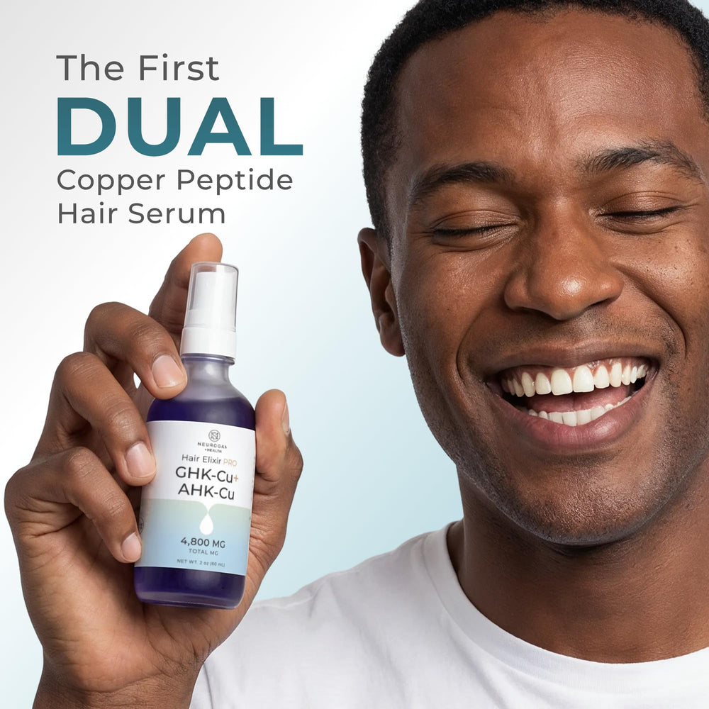 Neurogan 3-ingredient serum emphasizes a simple, clean routine.