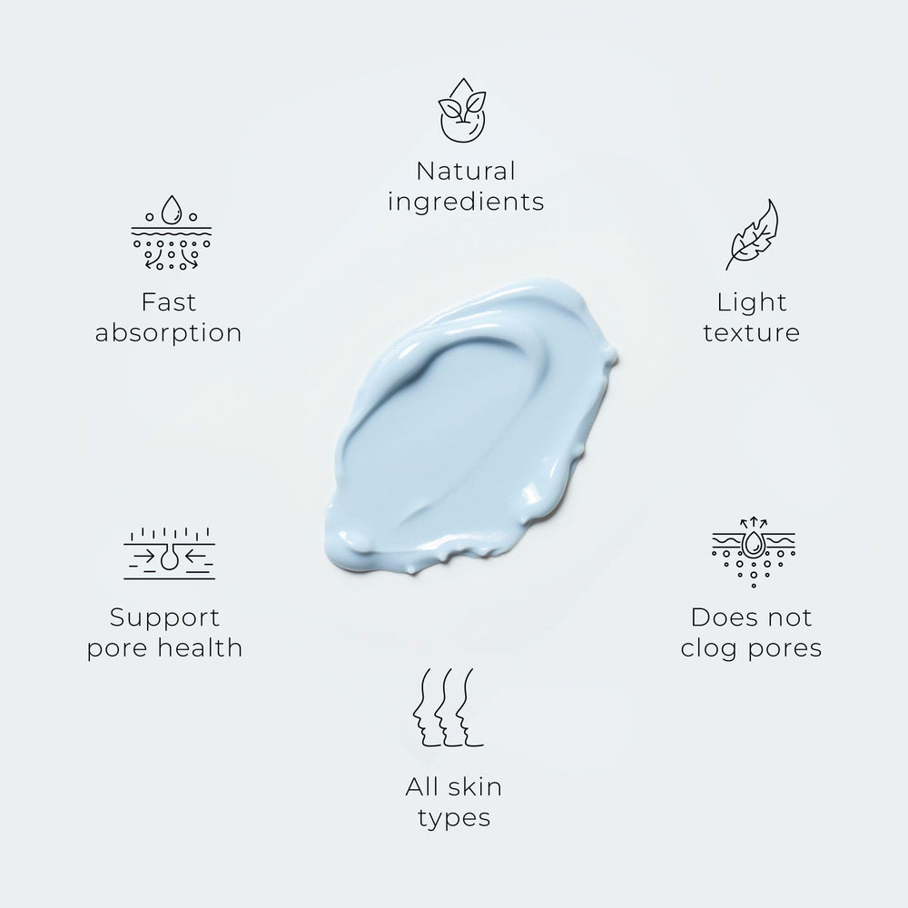 Neurogan GHK-Cu face cream being spread on hand highlights hydration.