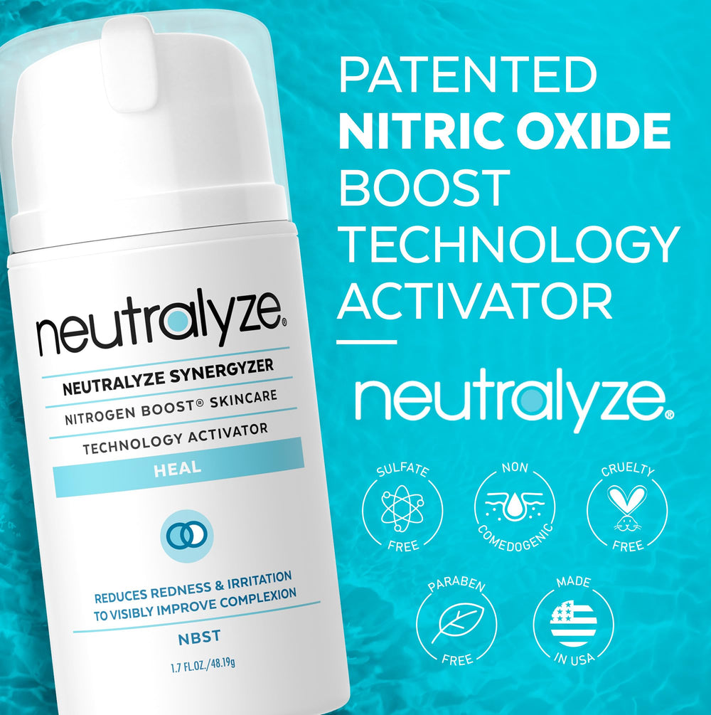 Neutralyze face routine setup showing step-by-step usage.