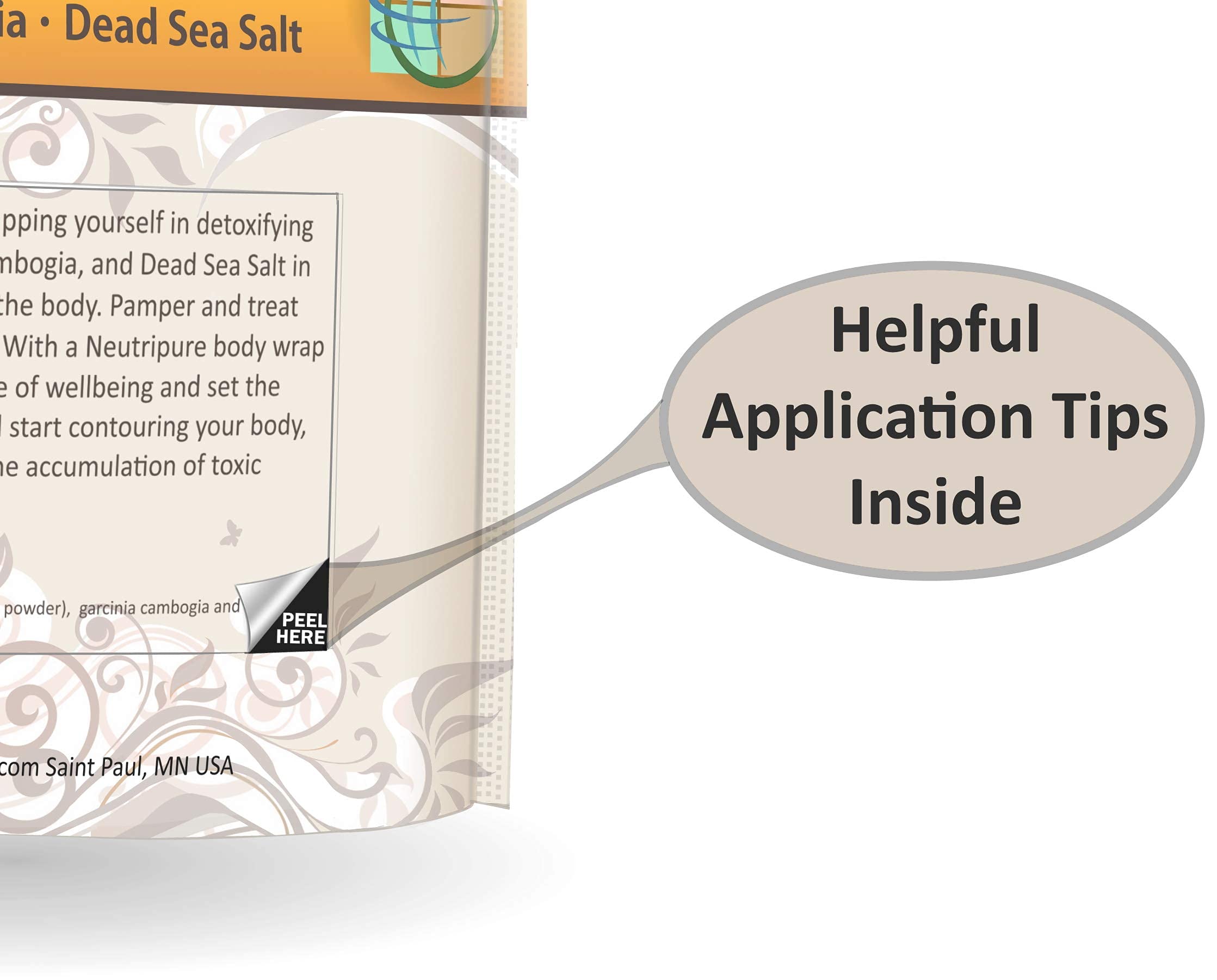 Neutripure DIY Body Wrap spa-at-home results suggest firming feel after use