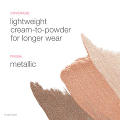 Neutrogena 2-in-1 cream-to-powder eyeshadow in Warm Taupe for effortless color.