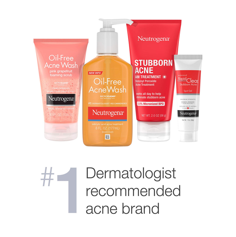 Neutrogena All-In-1 label-front highlights salicylic acid formula.