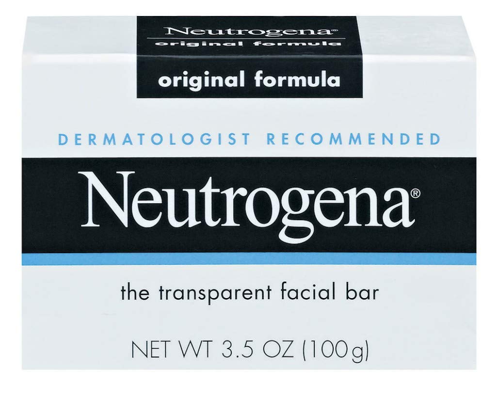 Neutrogena Bar Soap Original boxed 6-pack for daily gentle facial cleansing.