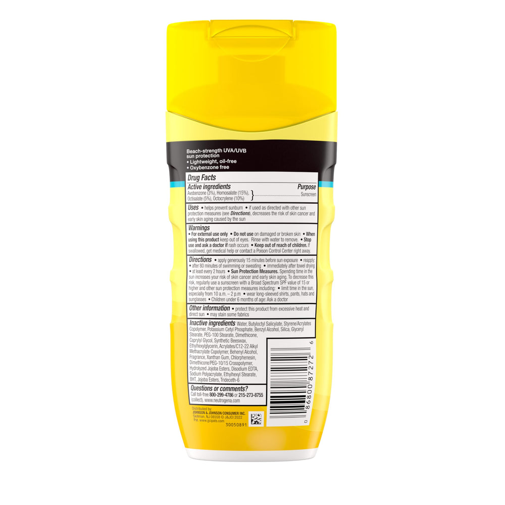Neutrogena Beach Defense SPF 70 formula for daily use on face and body.