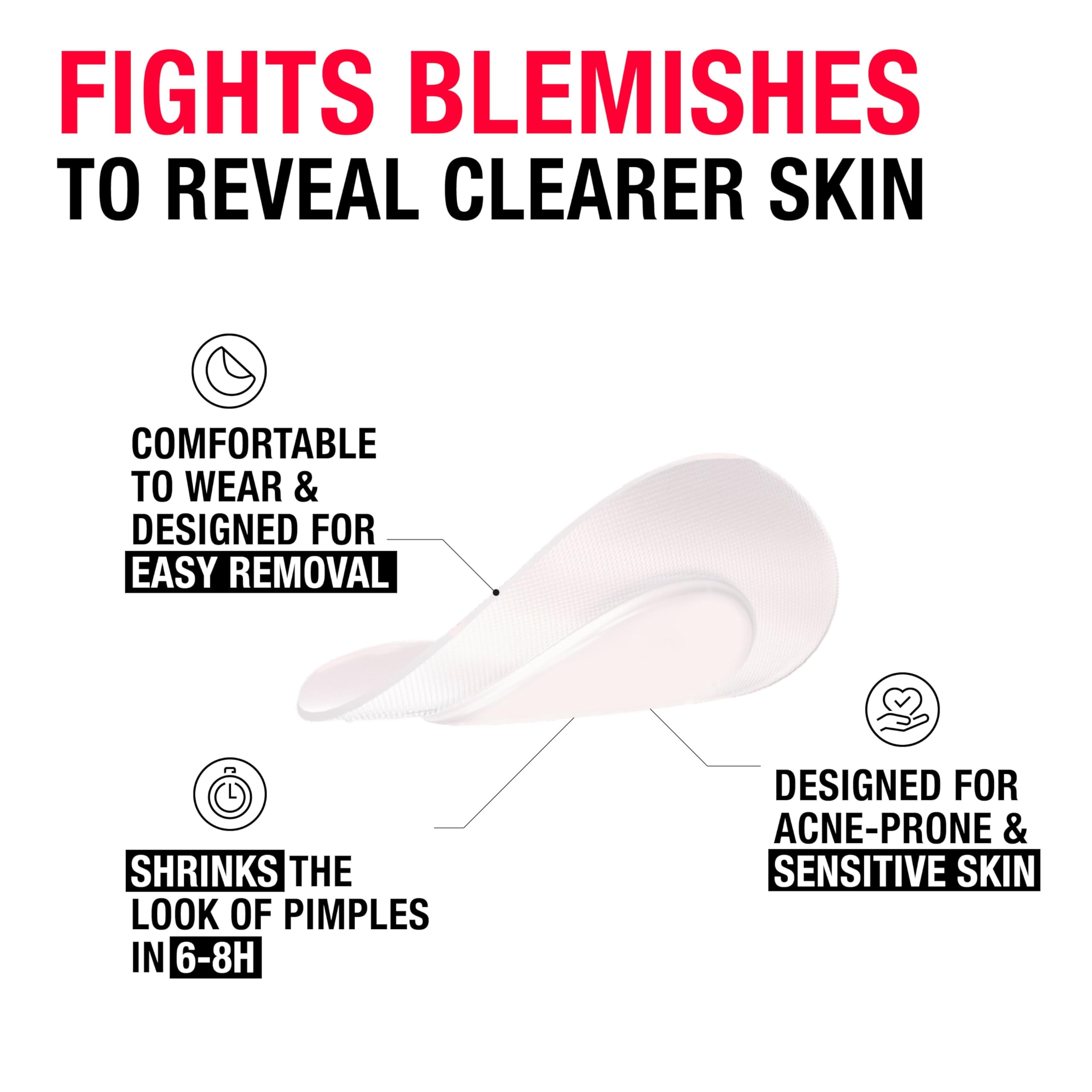 Neutrogena blemish patches absorb fluid to visibly reduce pimples