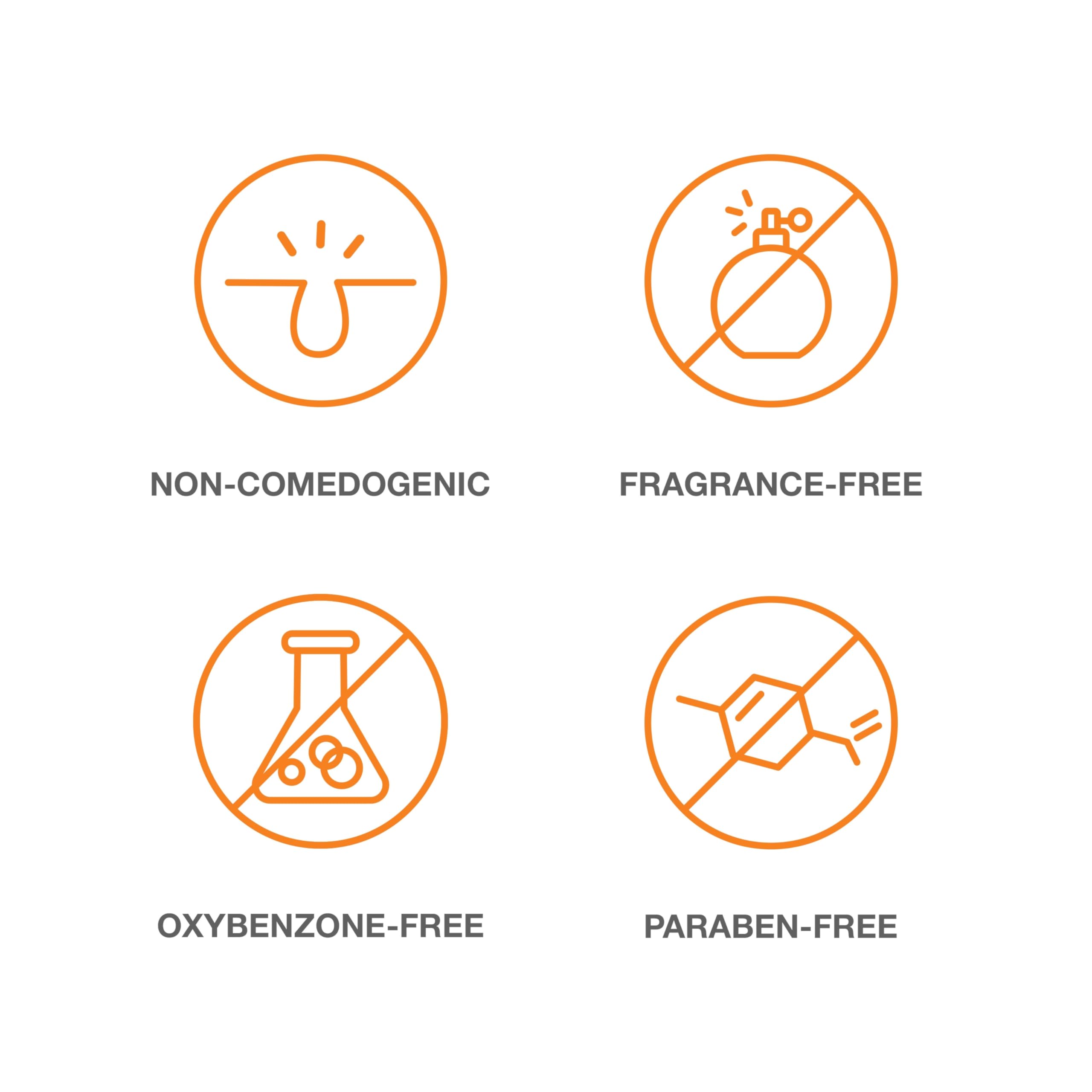 Neutrogena Clear Face Serum Sunscreen demonstrates an invisible finish on all skin tones.