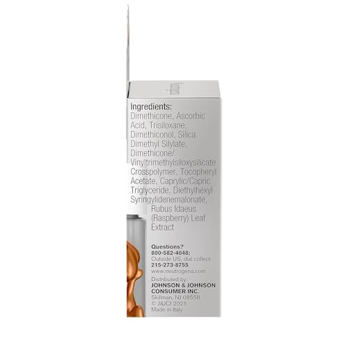 Neutrogena clinical branding on serum packaging.