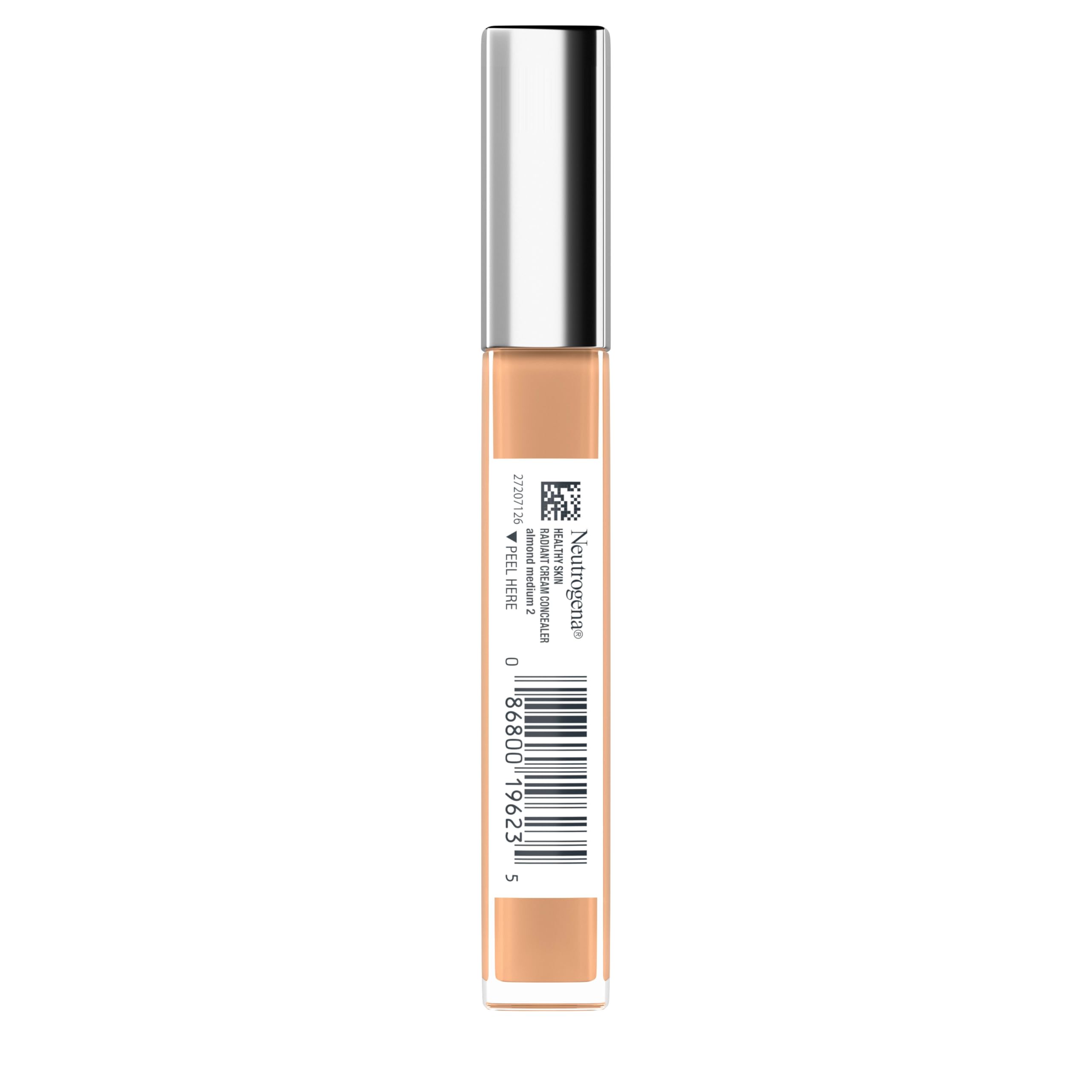 Neutrogena concealer almond medium 02 blemish-blur effect on skin.
