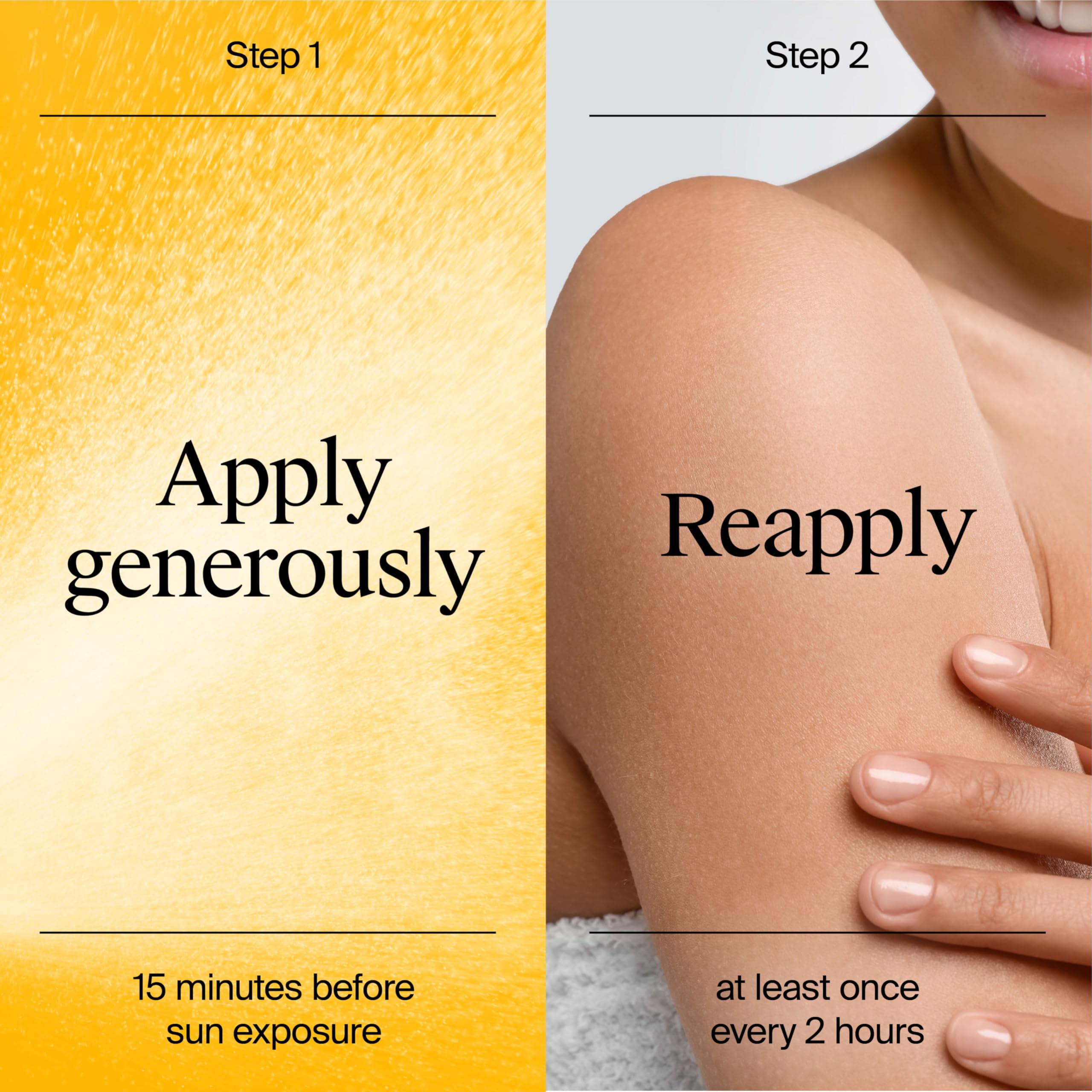 Dermatologist-recommended Neutrogena sunscreen suitable for face and body