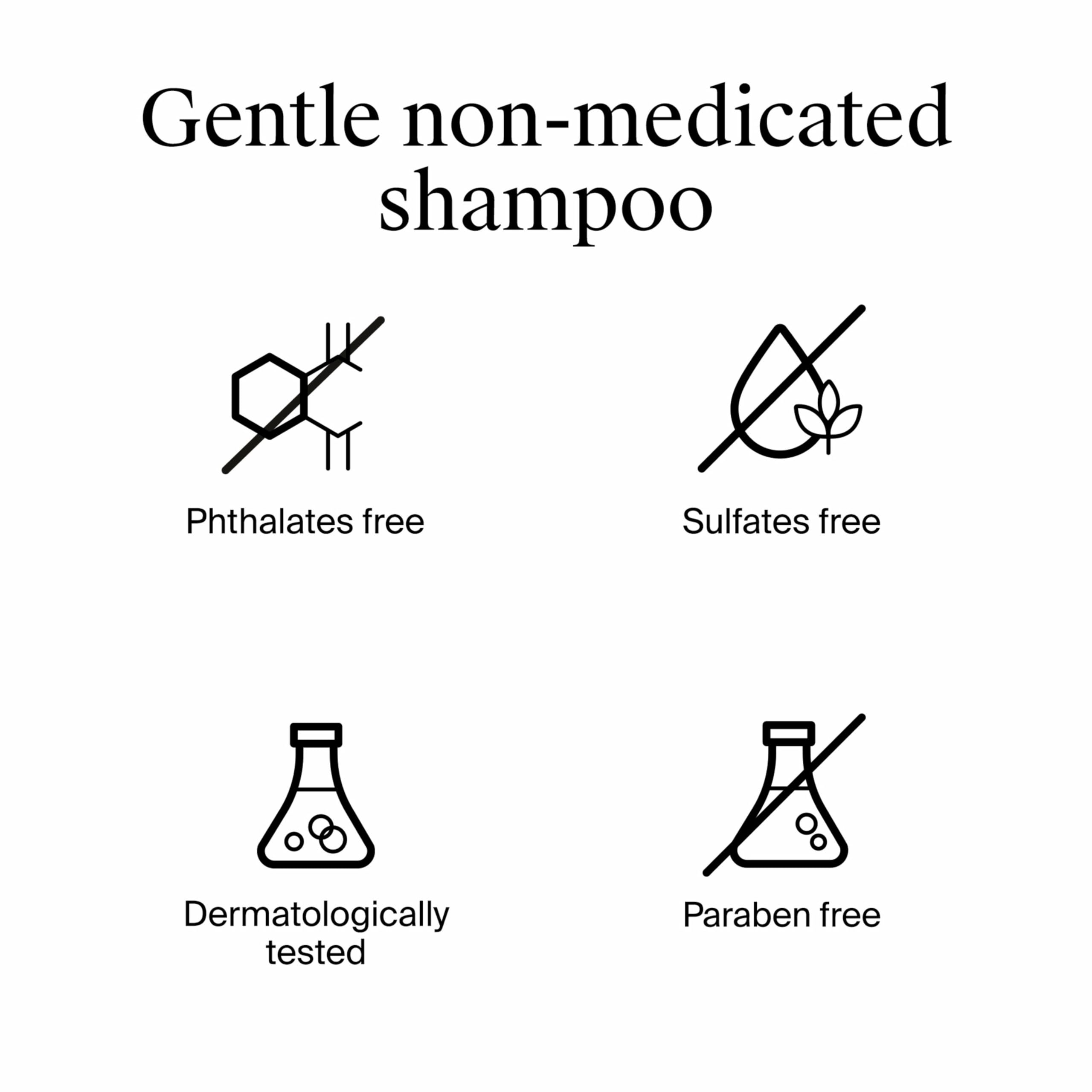Neutrogena Exfoliating Healthy Scalp Shampoo pink-grapefruit-bottle-side-view suggests color-safe, gentle cleansing