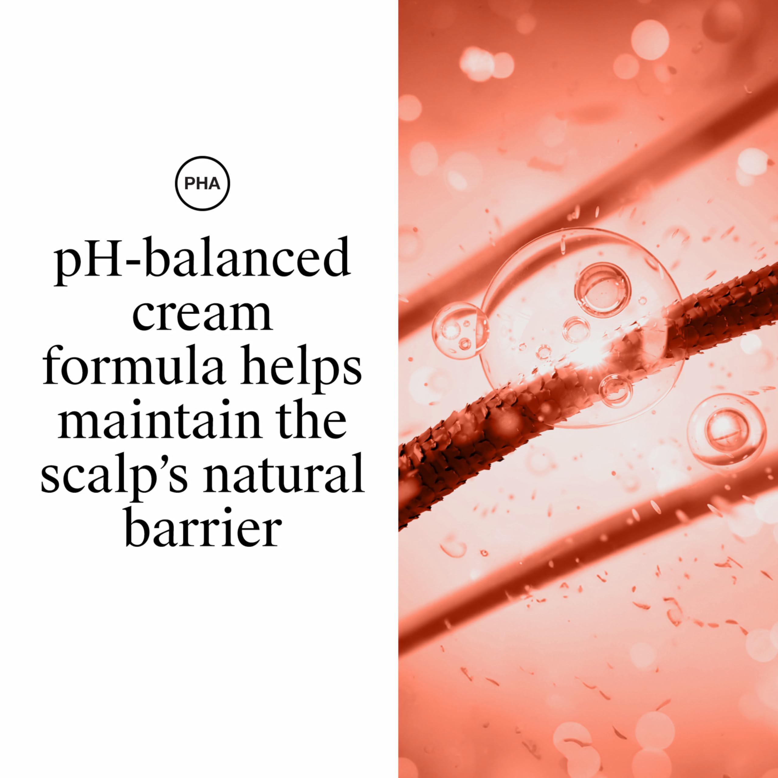 Neutrogena Exfoliating Healthy Scalp Shampoo pink-grapefruit-foam shows rich lather and refreshing cleanse