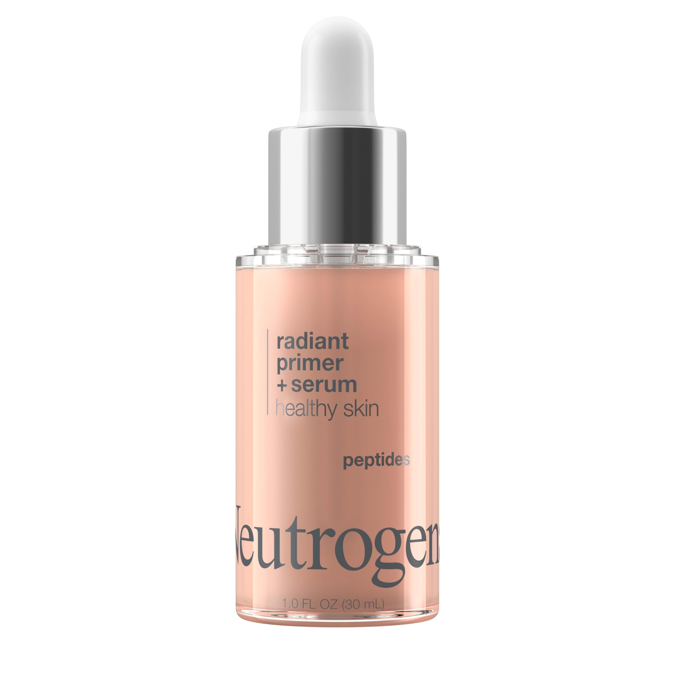 Neutrogena Healthy Skin Radiant Booster bottle ready for makeup base