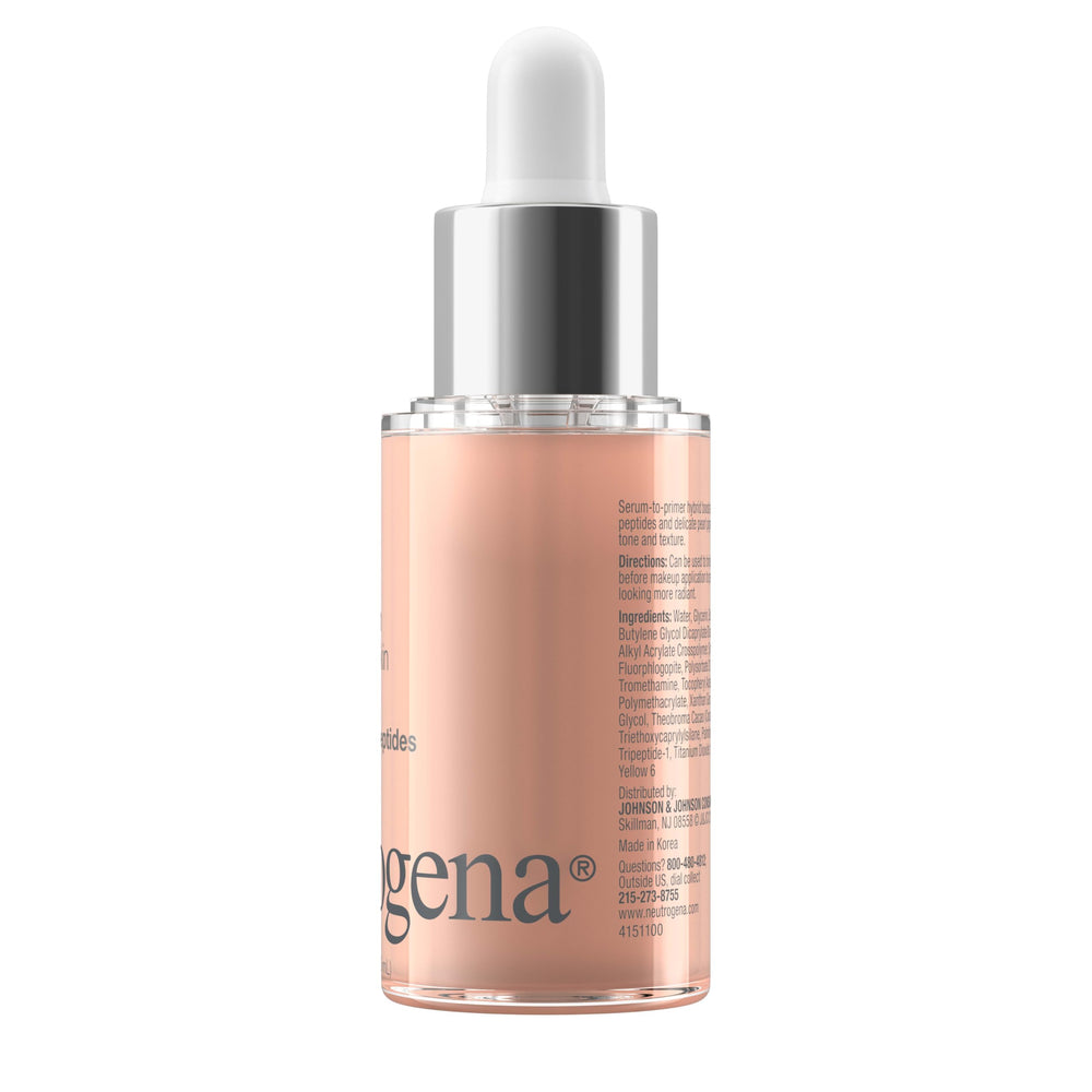 Closeup of Neutrogena peptides in Radiant Booster serum