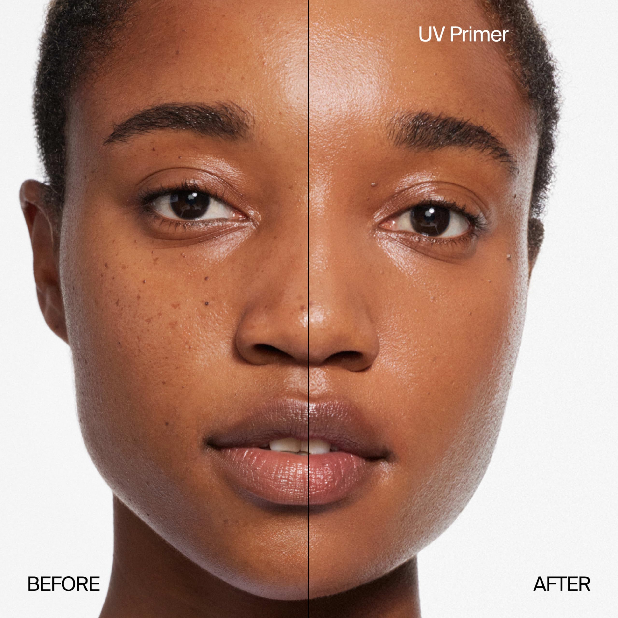 Neutrogena Healthy Skin UV Face Primer being applied with fingers for a smooth base.