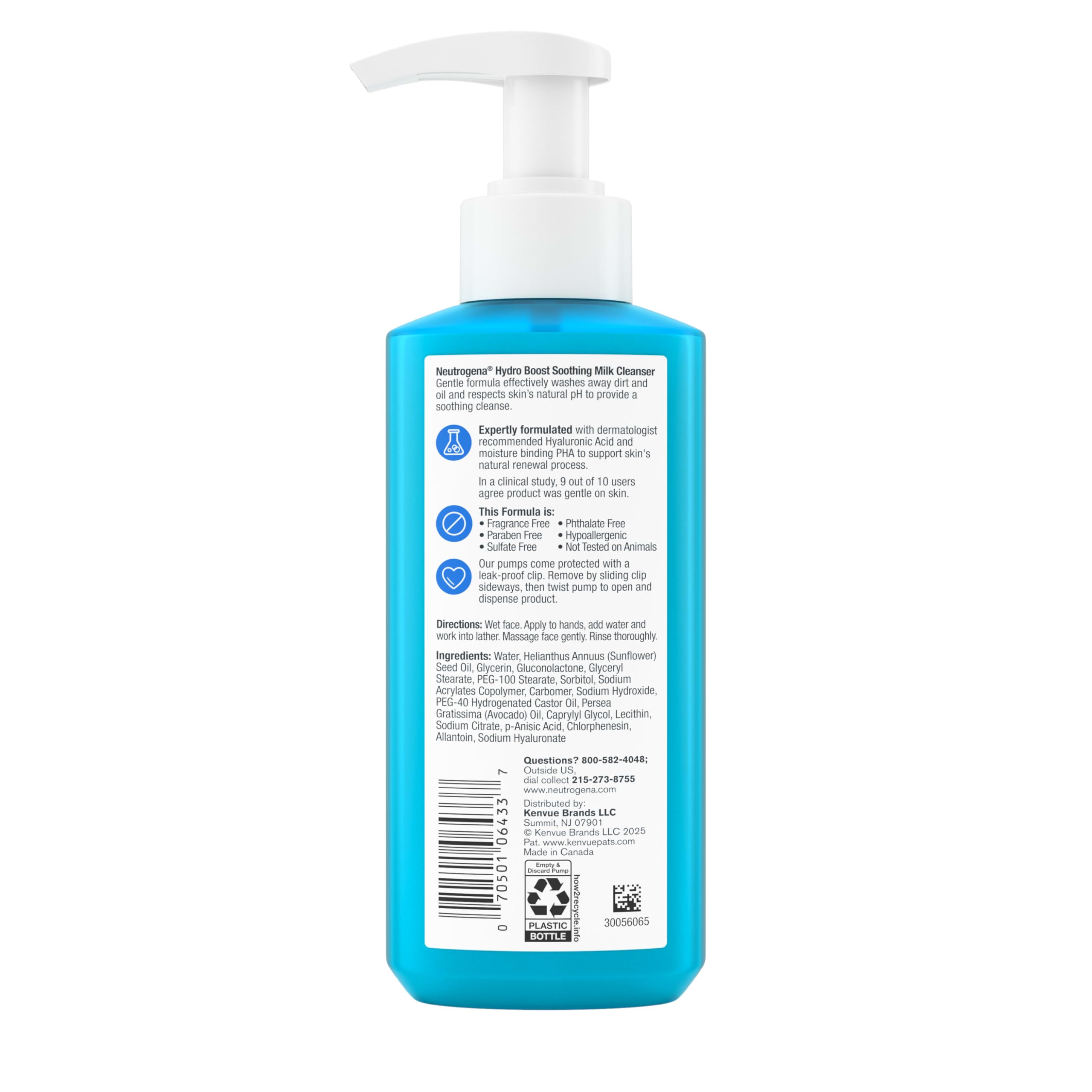 Neutrogena Hydro Boost 7.8 oz bottle supports everyday skincare.