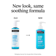 Neutrogena Hydro Boost face wash foamy lather for daily gentle cleanse.
