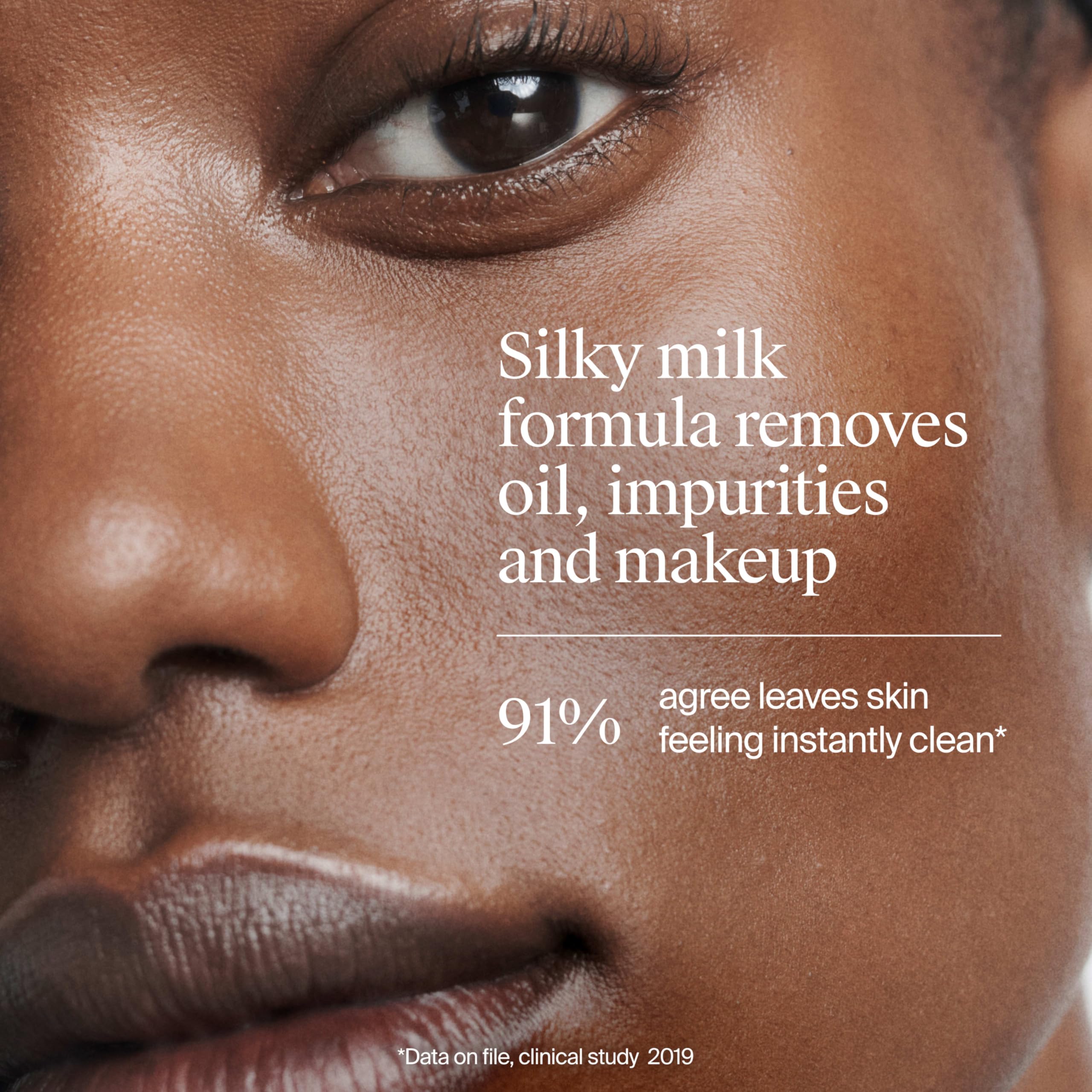 Neutrogena Hydro Boost milk cleanser texture for soothing cleanse.