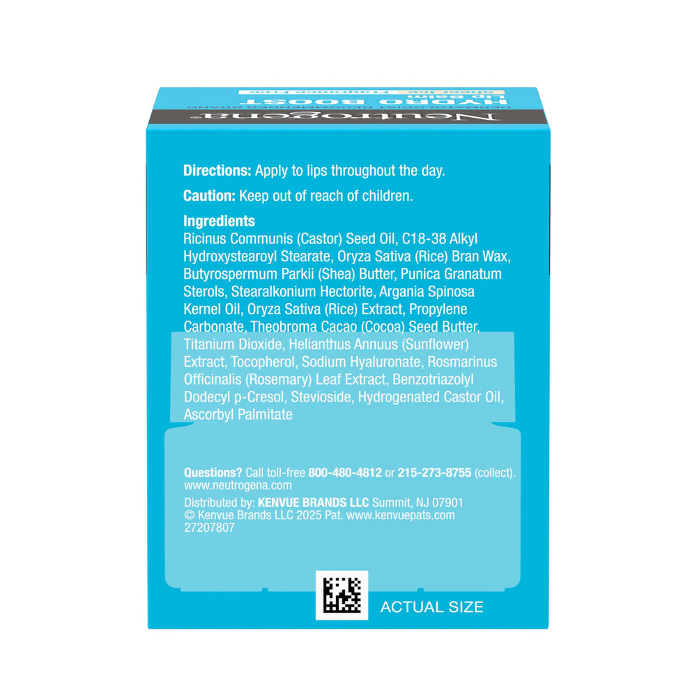 Close-up of Neutrogena Hydro Boost Lip Balm glass jar