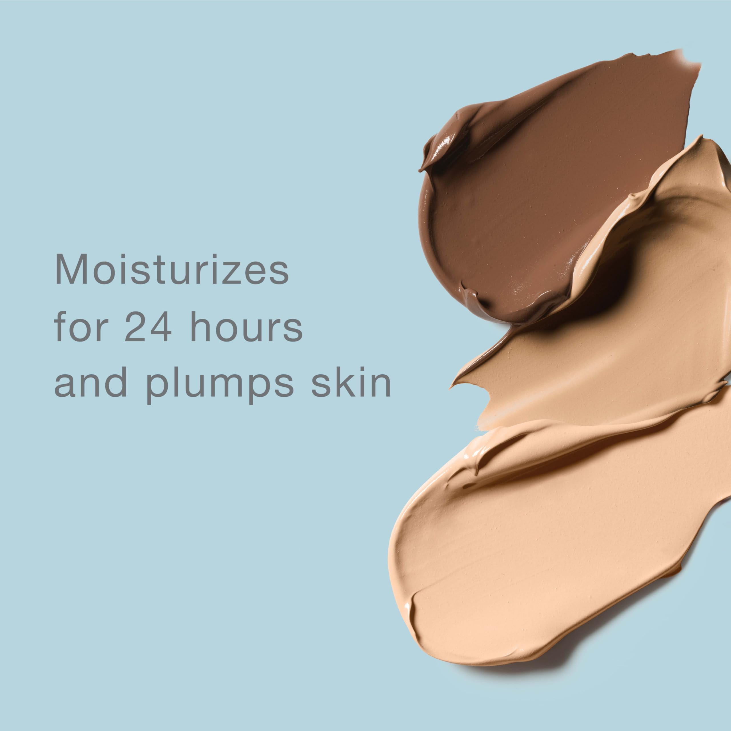 Neutrogena Hydro Boost Tint application brush demonstrates easy blend for sheer to medium coverage