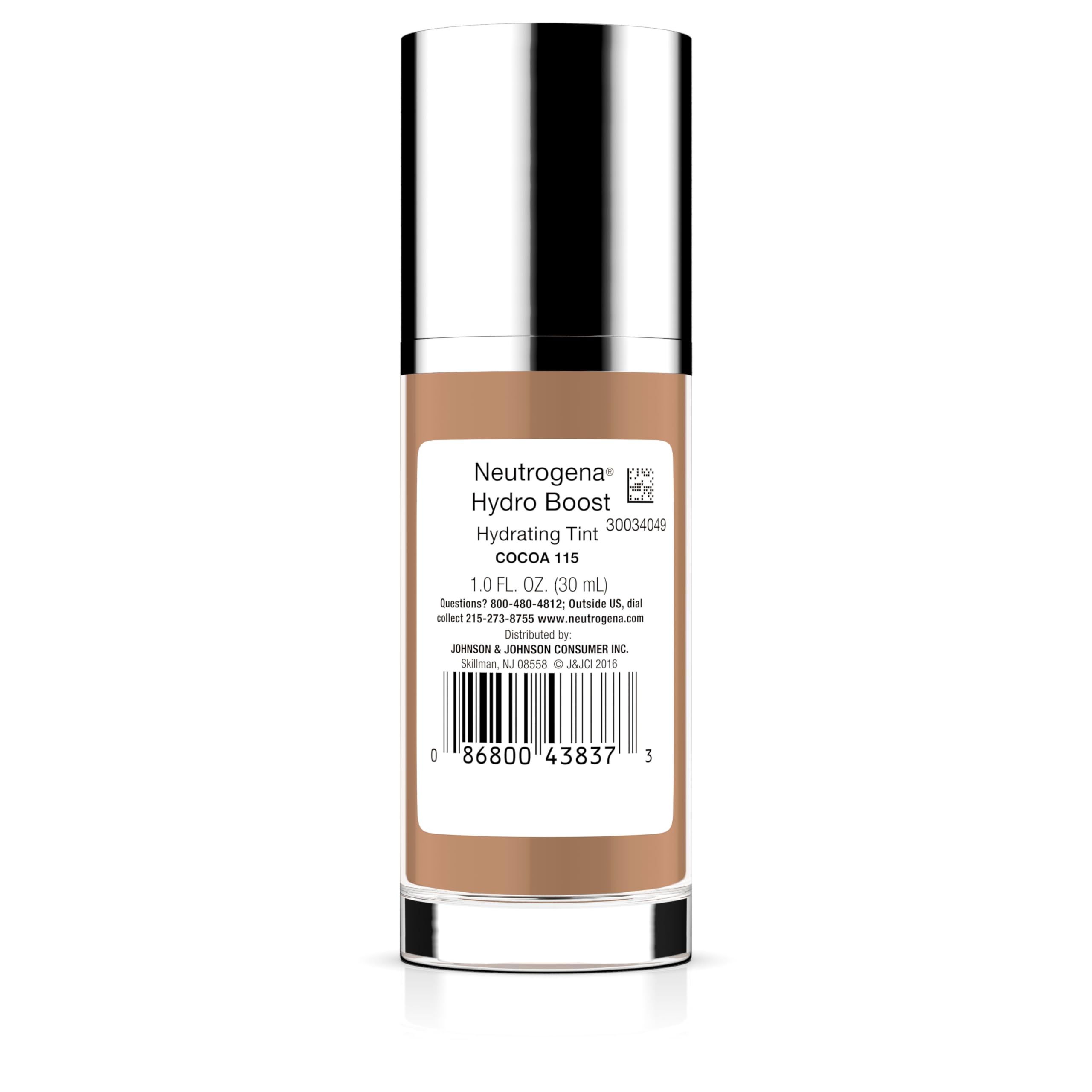 Neutrogena Hydro Boost Tint for dry skin hydration on the cheek