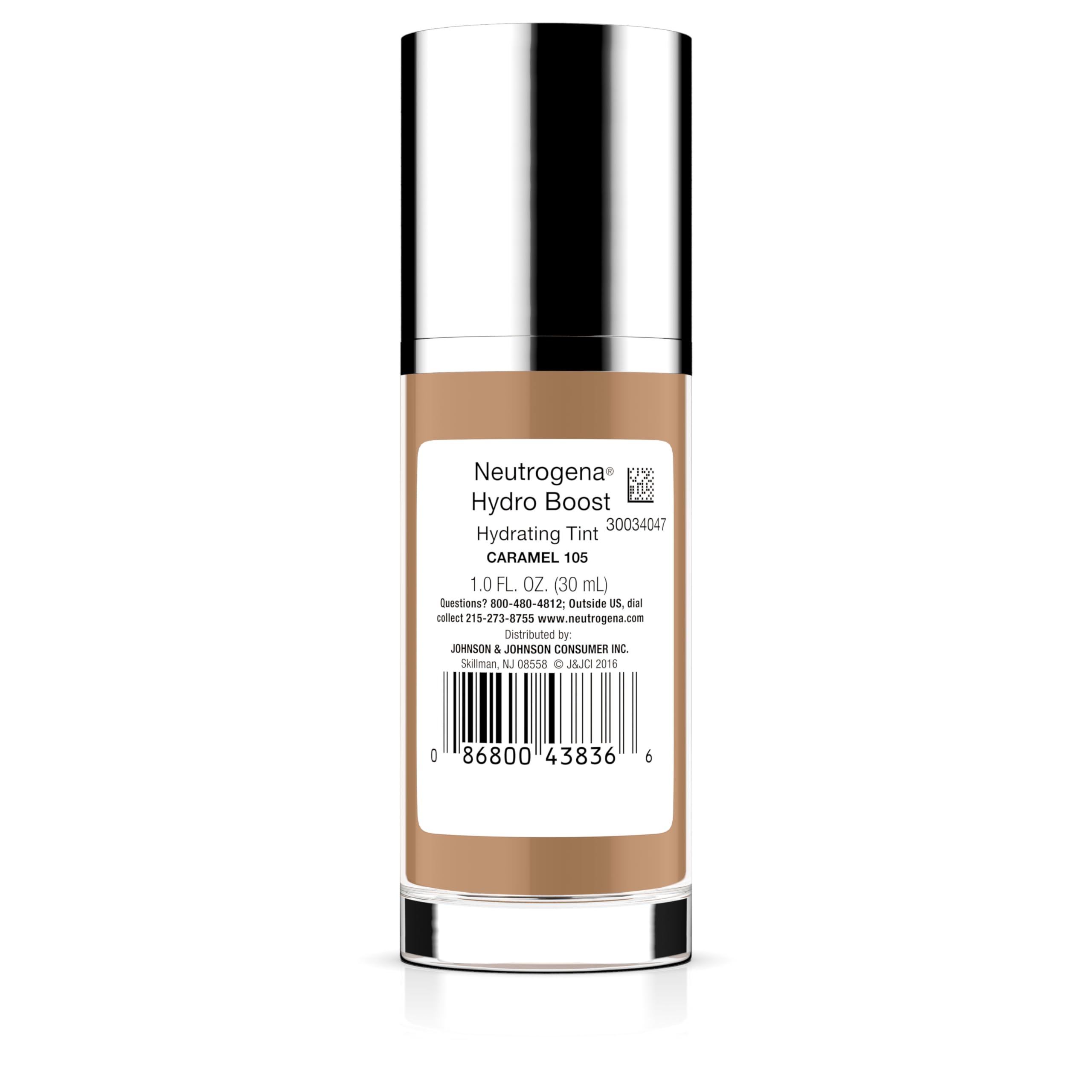 Neutrogena Hydro Boost Tint non-comedogenic label with smooth finish for daily use