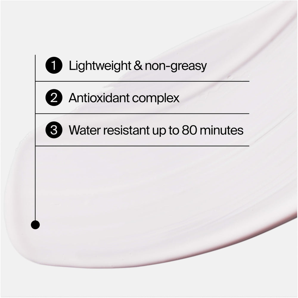 Neutrogena Invisible Daily Defense sunscreen lotion with antioxidant complex combating environmental irritants