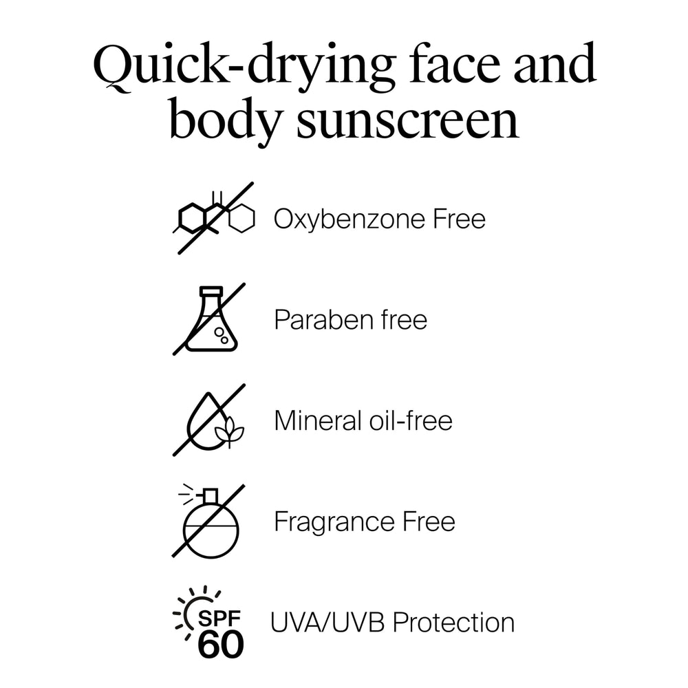 Neutrogena Invisible Daily Defense sunscreen lotion dries quickly for a sheer finish