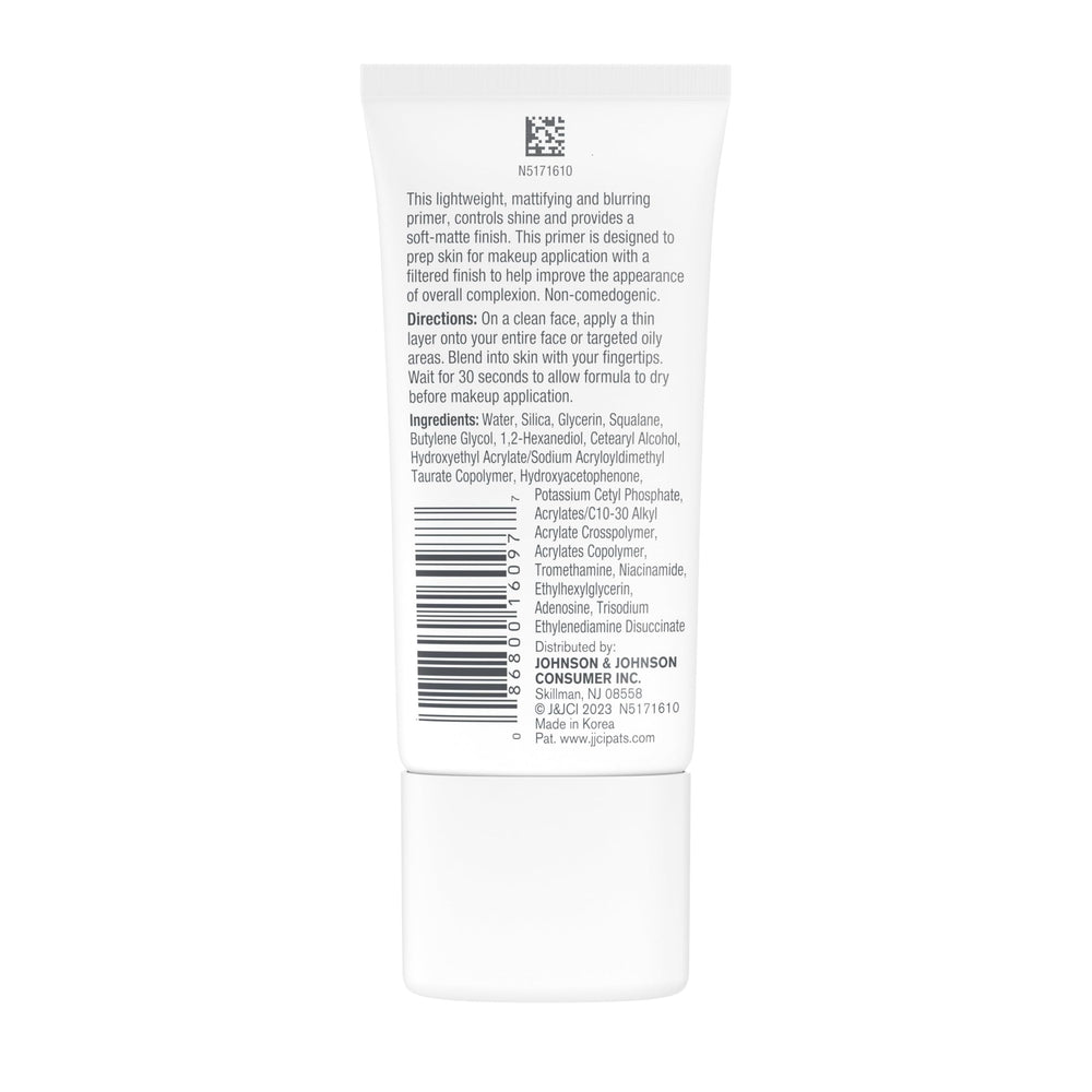 Neutrogena lightweight mattifying primer creates a durable canvas for flawless looks.