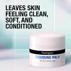 Applying balm to dry skin demonstrates simple circular massage for makeup removal