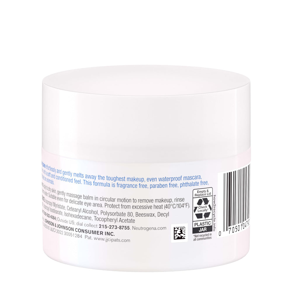 Daily skincare ritual with unscented balm for sensitive skin