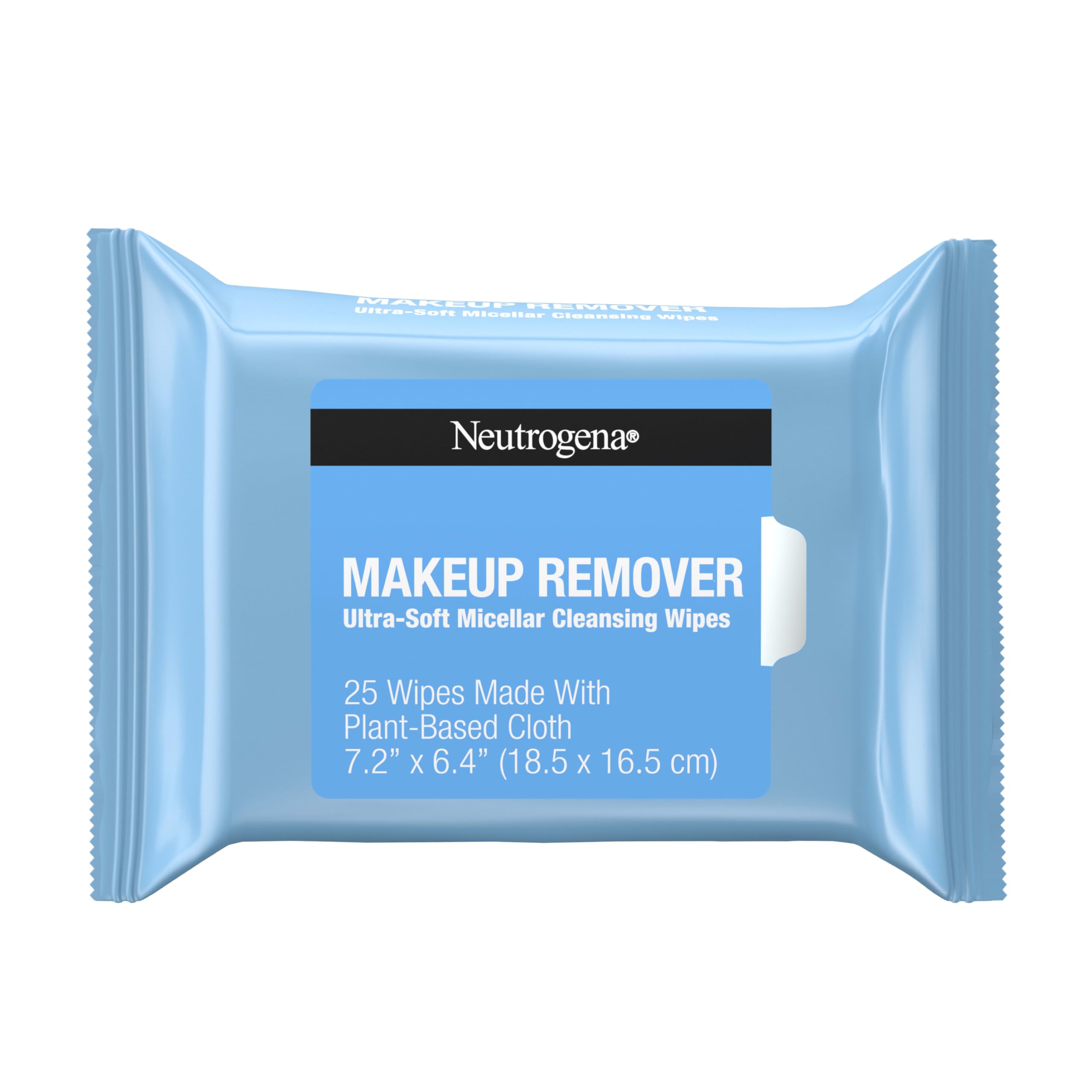 Neutrogena makeup remover wipes pack 6x25ct for quick, no-rinse cleansing.