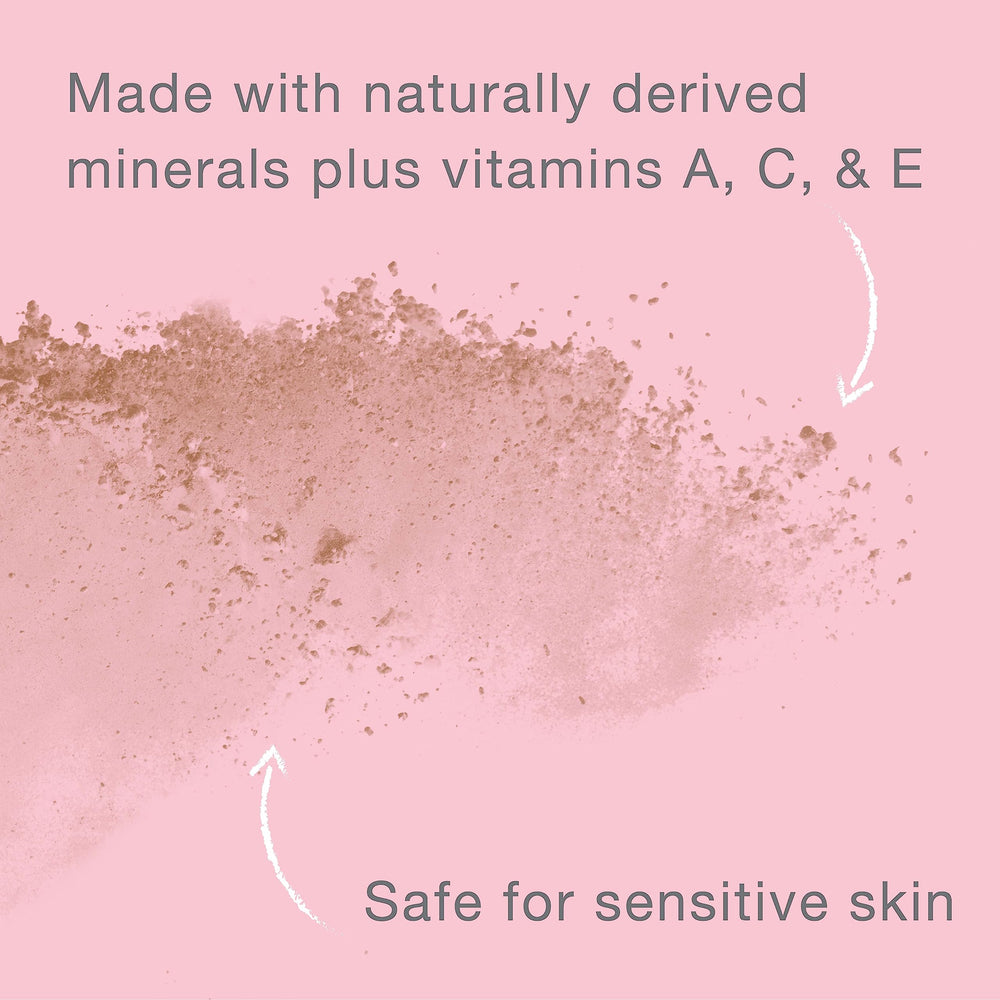 Neutrogena Mineral Sheers swatch demonstrates buildable coverage.
