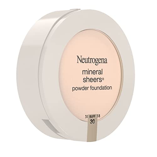 Neutrogena Mineral Sheers application brush-ready setup for easy blending.