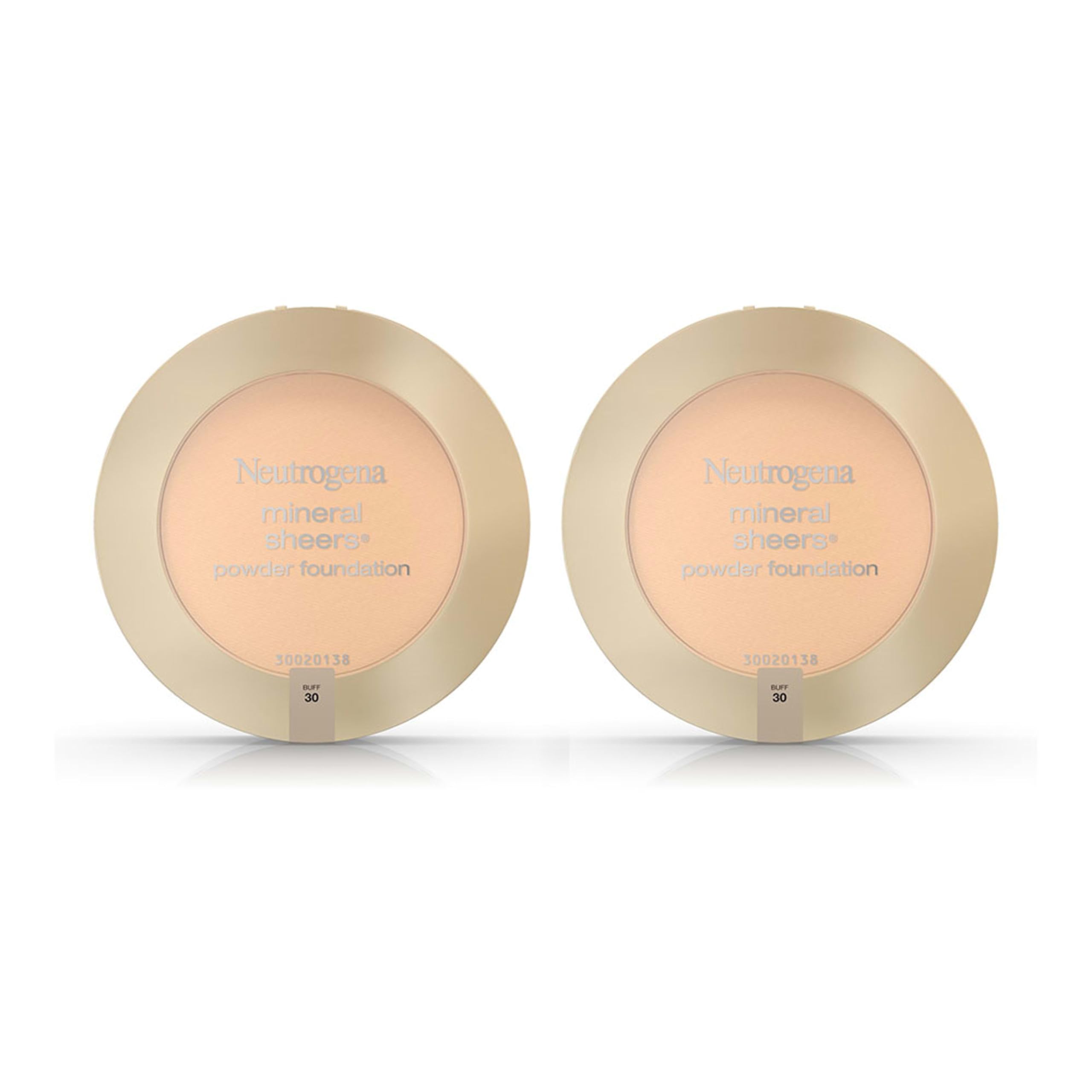 Neutrogena Mineral Sheers compact powder foundation Buff 30 for a lightweight natural finish.