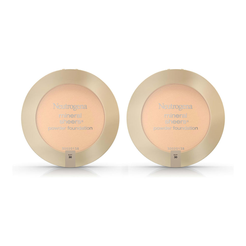 Neutrogena Mineral Sheers compact powder foundation Buff 30 for a lightweight natural finish.
