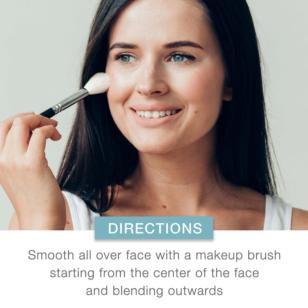Neutrogena Mineral Sheers closeup-texture highlights airy, lightweight feel.